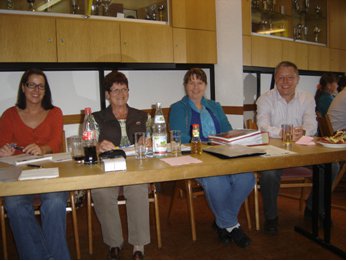 Vorstand 2012: Simone Mätze, Annemarie Bruder, Heiderose Teynor, Matthias Merscher