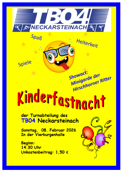 Kinderfastnacht 2026